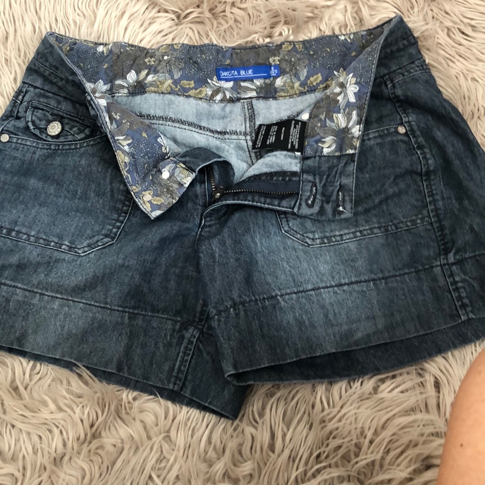 Denim shorts